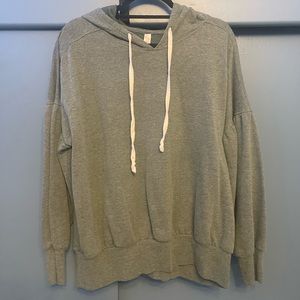 Army green drop shoulder sweater in good condition